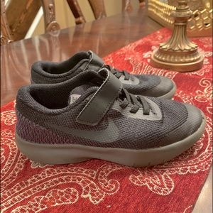 Girls Black Nike running shoes
